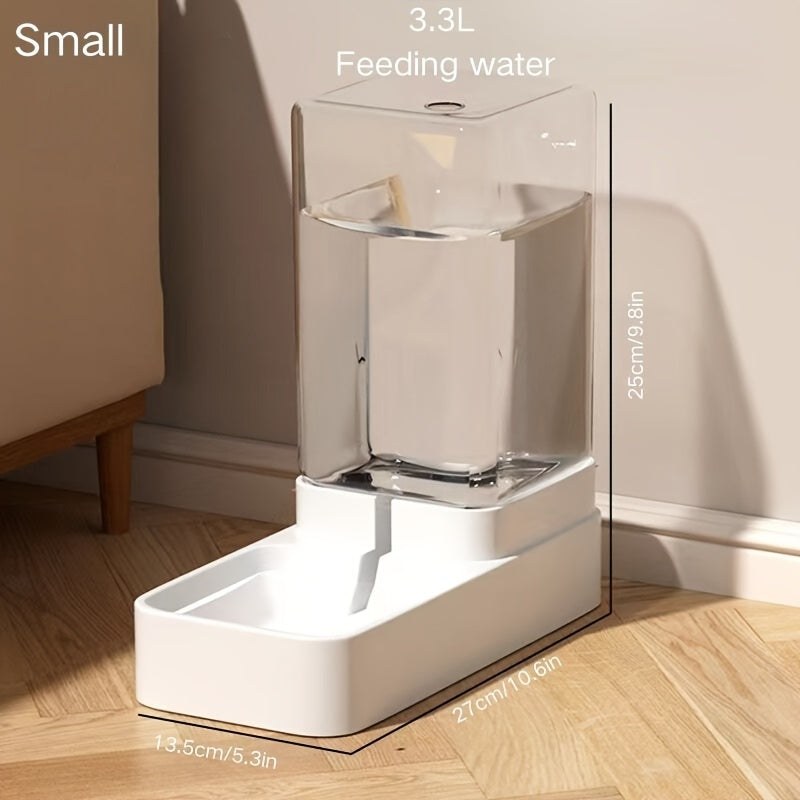 Distributeur automatique de nourriture et d’eau pour chien. Mangeoire et distributeur d’eau à gravité pour chiens, chats et autres animaux.
