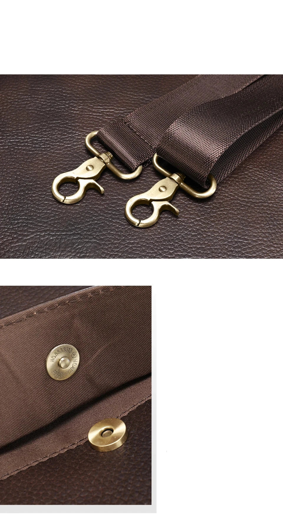 Sac / porte-document et ordinateur pour homme en cuir véritable