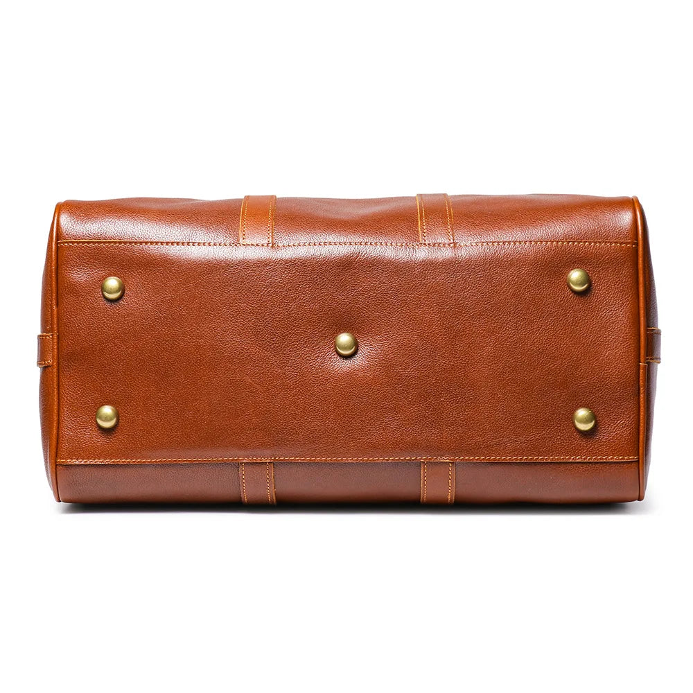Sac cabas de voyage en cuir vintage