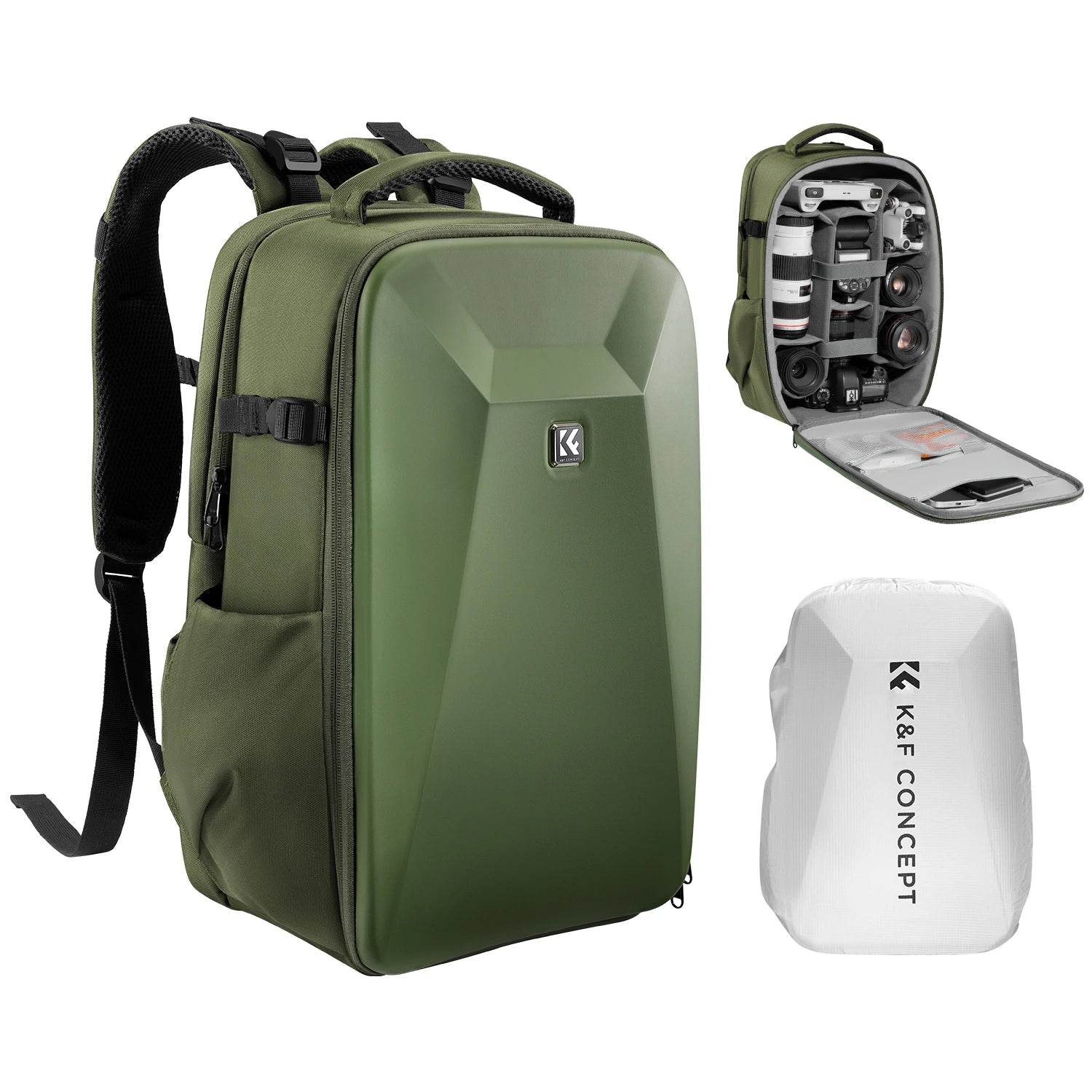Sac à dos pour appareil photo K&F CONCEPT 22L