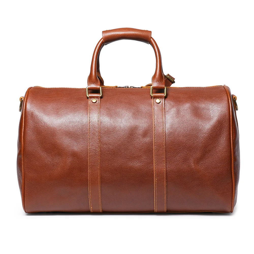 Sac cabas de voyage en cuir vintage