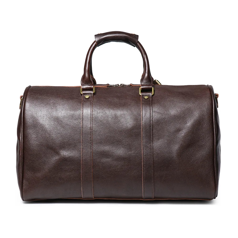 Sac cabas de voyage en cuir vintage