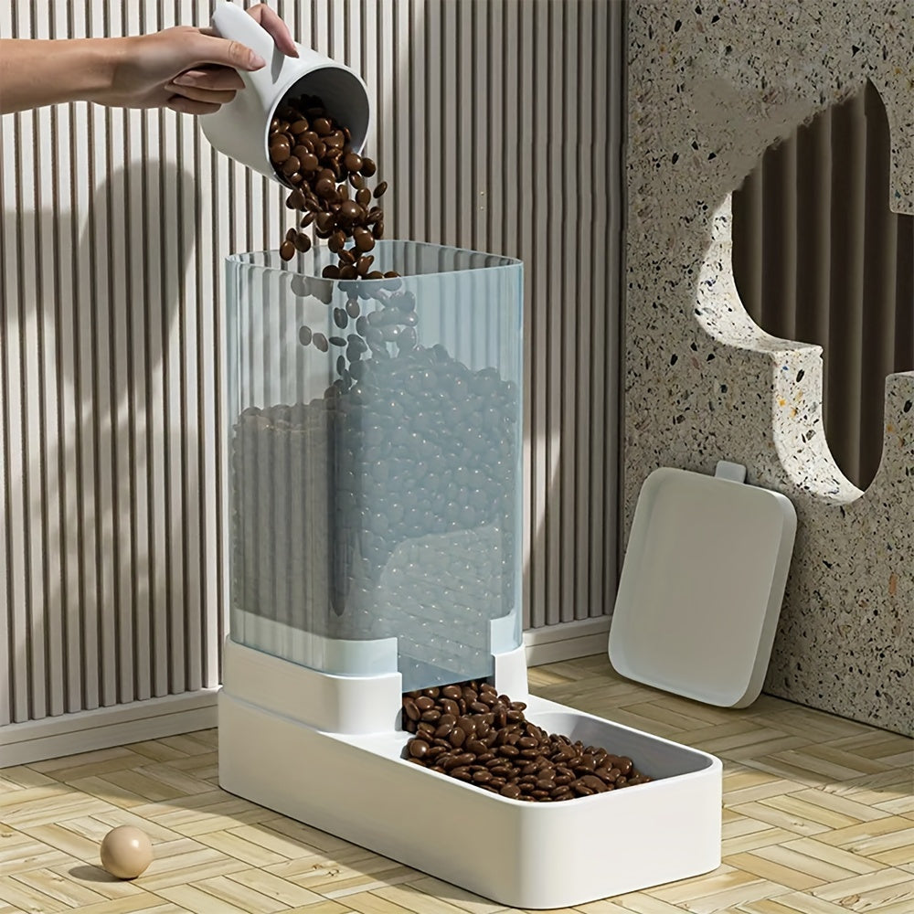 Distributeur automatique de nourriture et d’eau pour chien. Mangeoire et distributeur d’eau à gravité pour chiens, chats et autres animaux.