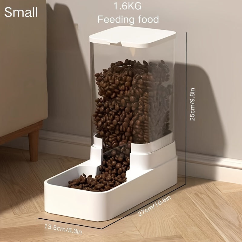 Distributeur automatique de nourriture et d’eau pour chien. Mangeoire et distributeur d’eau à gravité pour chiens, chats et autres animaux.