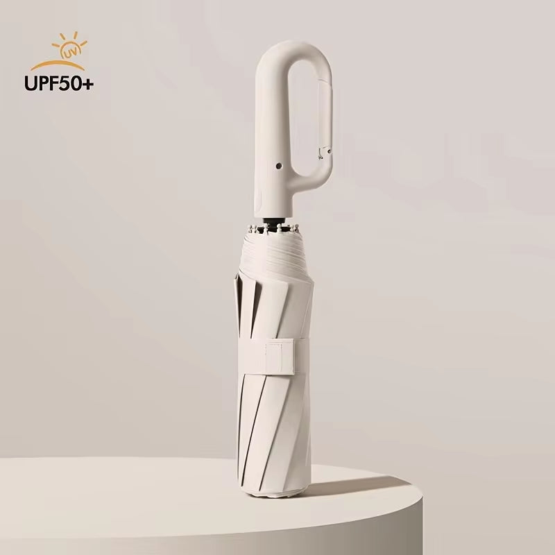 Parapluie Pliant Automatique Renforcé Pour Homme, Coupe-Vent, Grande Poignée De Structure, Degré De Vent Et D'Eau, 30 Os, 105Cm
